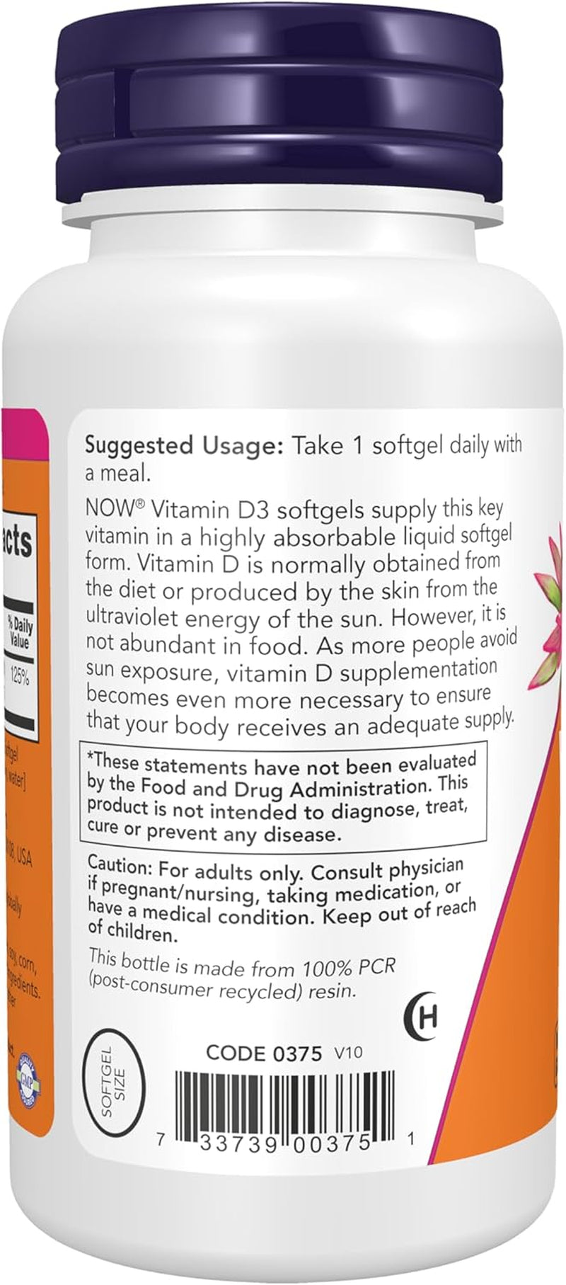 Supplements, Vitamin D-3 1,000 IU, High Potency, Structural Support*, 360 Softgels
