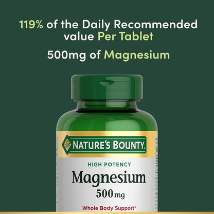 Magnesium Supplements 500Mg/ 200 Count 