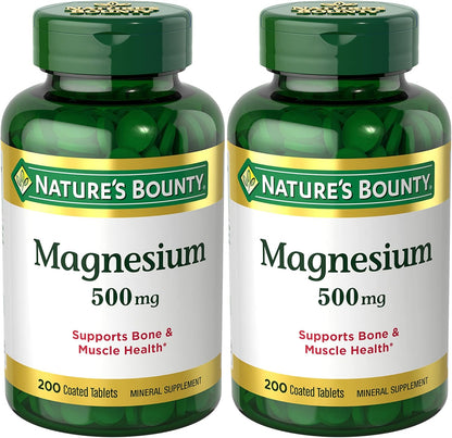 Magnesium Supplements 500Mg/ 200 Count 